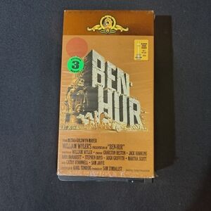 Ben-Hur Vintage VHS Movie Tape - MGM